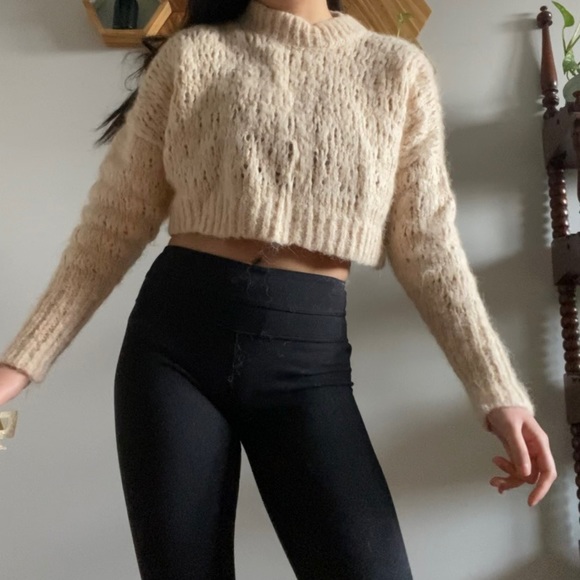 Wilfred cropped knit sweater - Picture 4 of 5